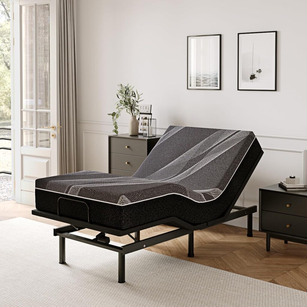 adjustable bed and mattress combo
