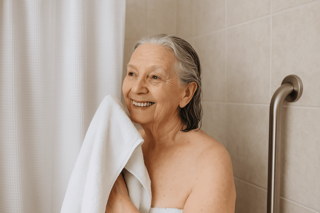 how often should elderly shower